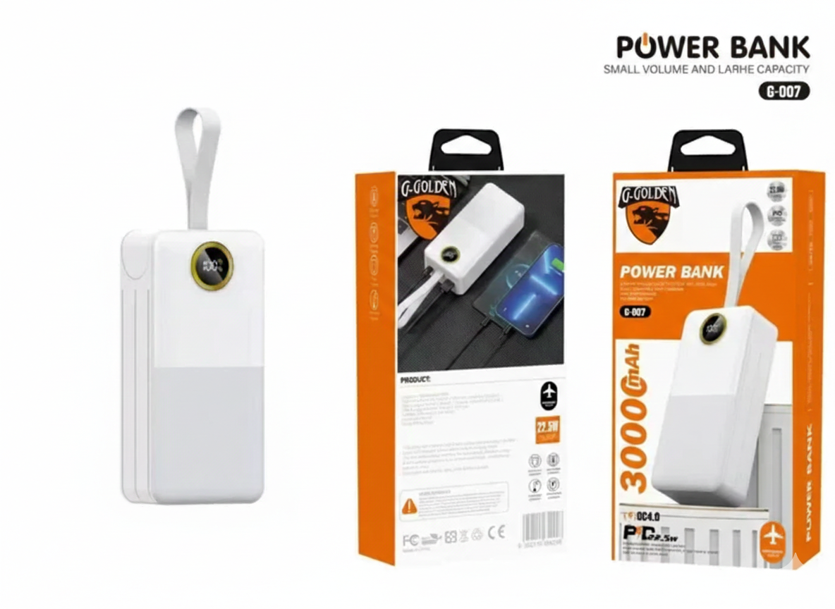 Power Bank 30000mAh - Model G-007